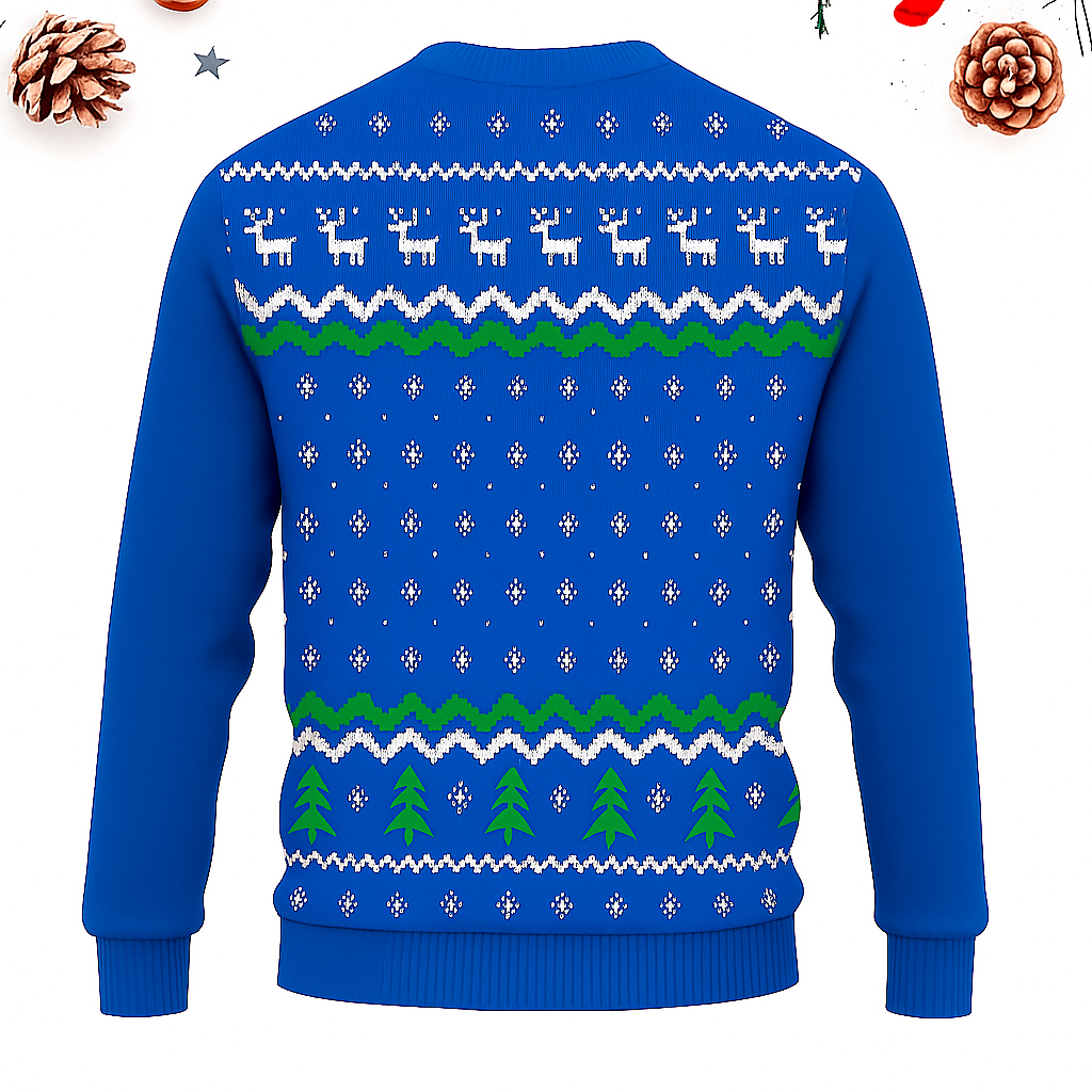 Maturelion Xmas Walking HR Violation Christmas Sweater