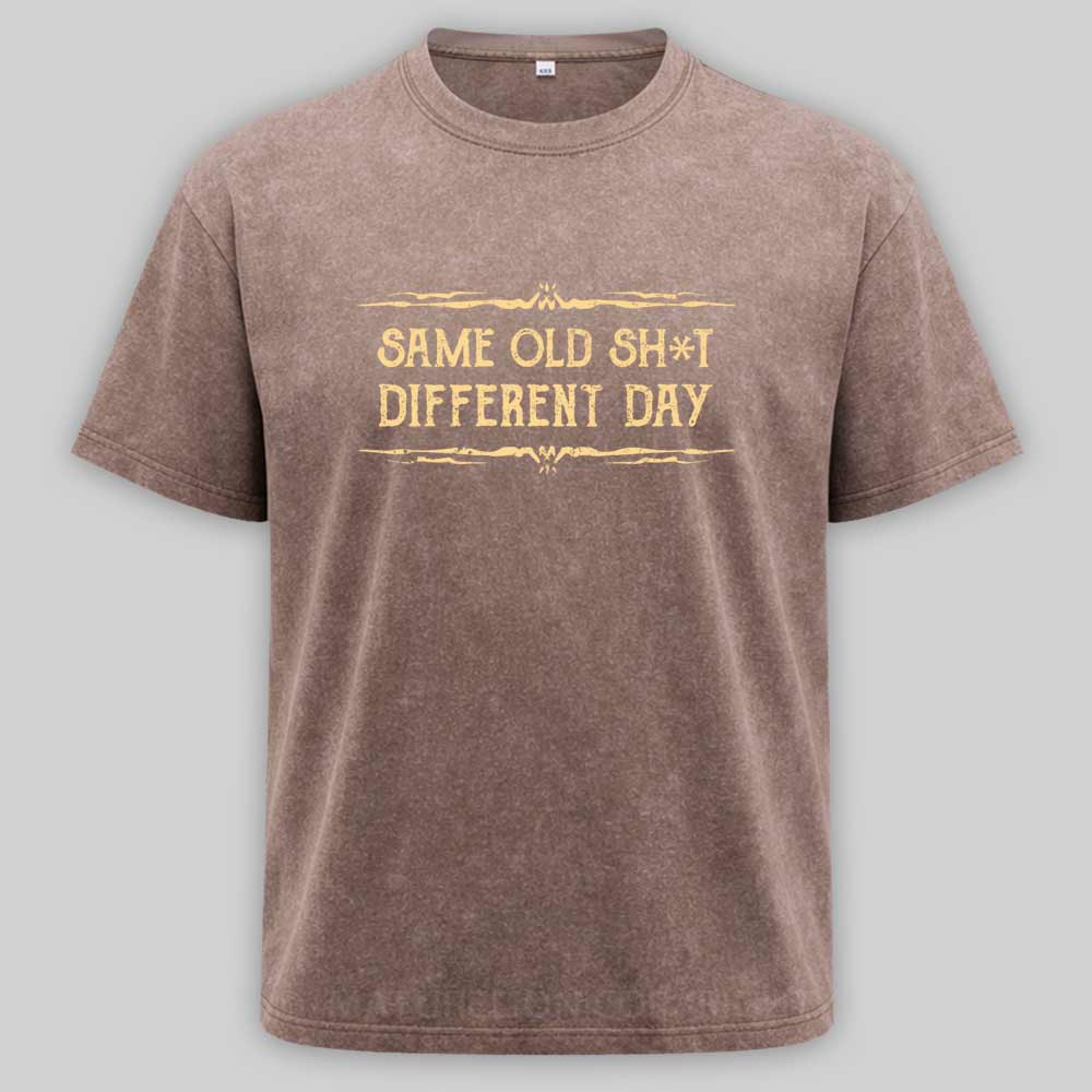 Maturelion Same Old Stuff, Different Washed T-shirt
