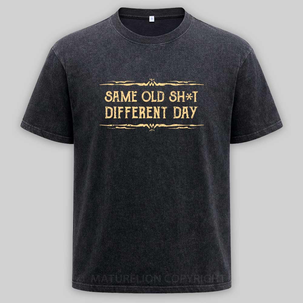 Maturelion Same Old Stuff, Different Washed T-shirt
