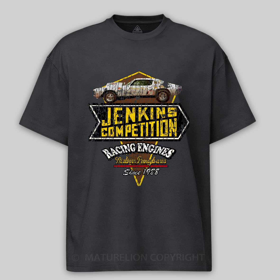 Maturelion JENKINS COMPETITION RACING ENGINES // 1955 VINTAGE Cotton T-shirt