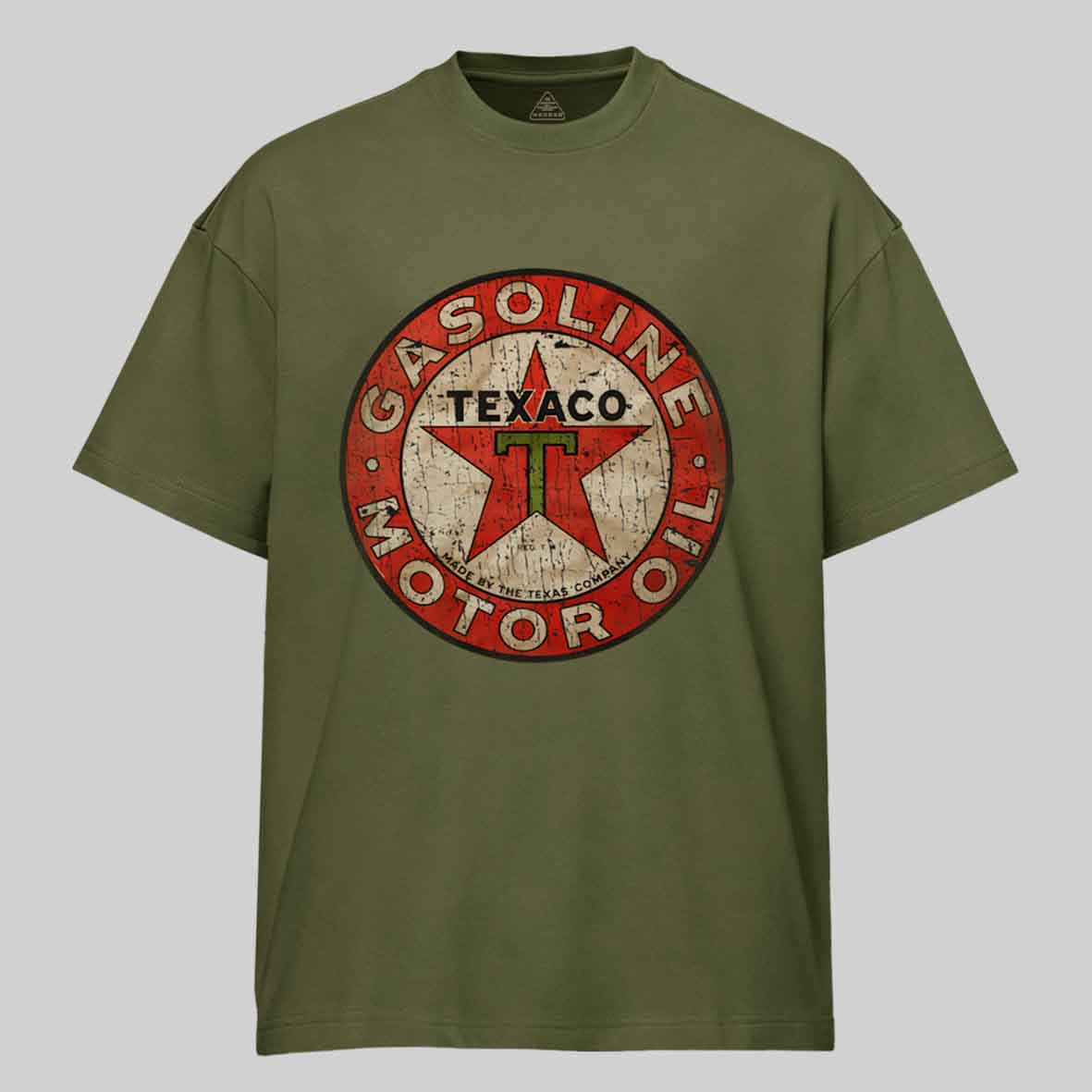 Maturelion Texaco - Vintage Gasoline Motor Oil Cotton T-shirt