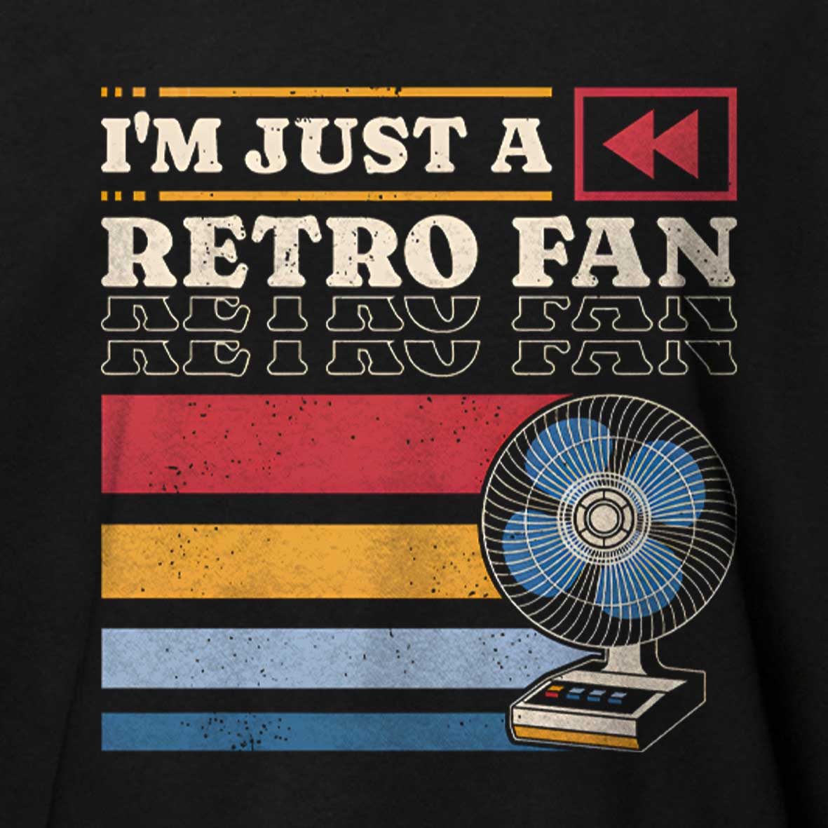 Maturelion I'm Just a Retro Fan Cotton T-shirt