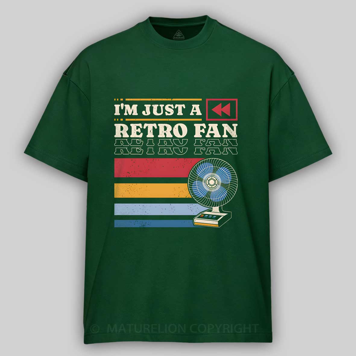 Maturelion I'm Just a Retro Fan Cotton T-shirt