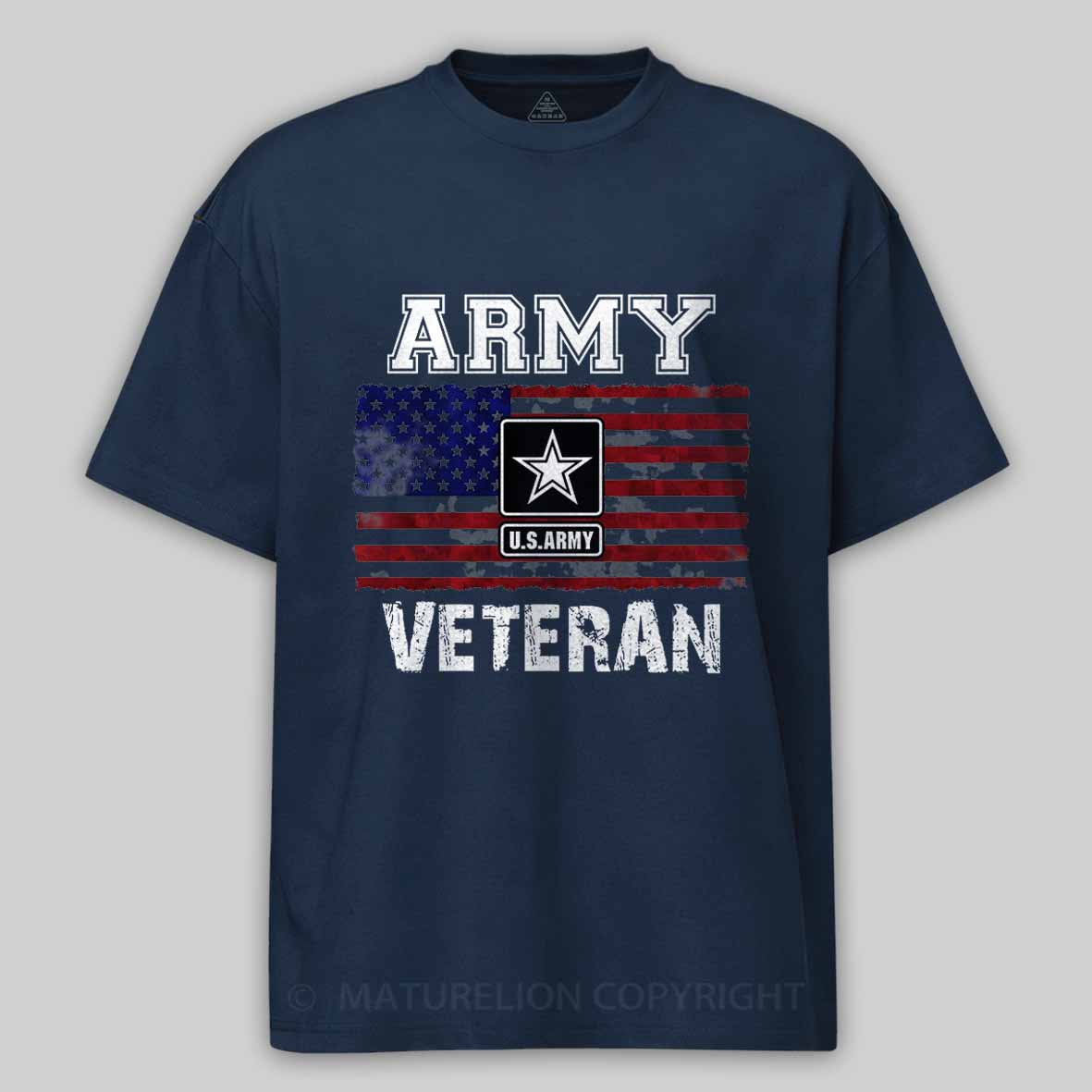 Army U.S.Army Veteran 4th of July Cotton T-shirt