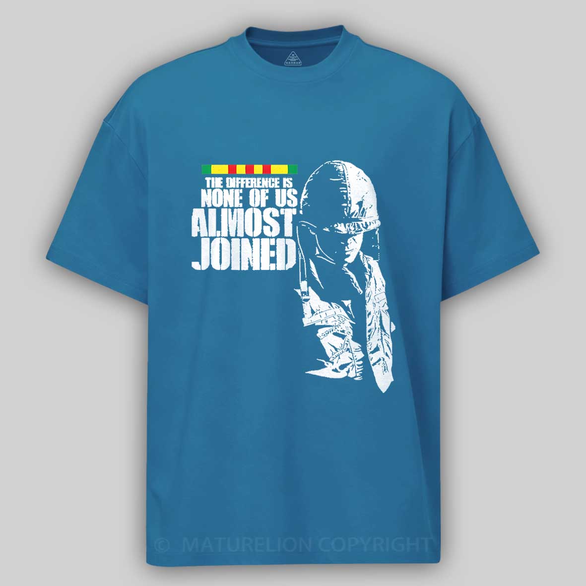 Maturelion Men's T-Shirt The Difference Is None Of Us Almost Joined Cotton T-Shirt