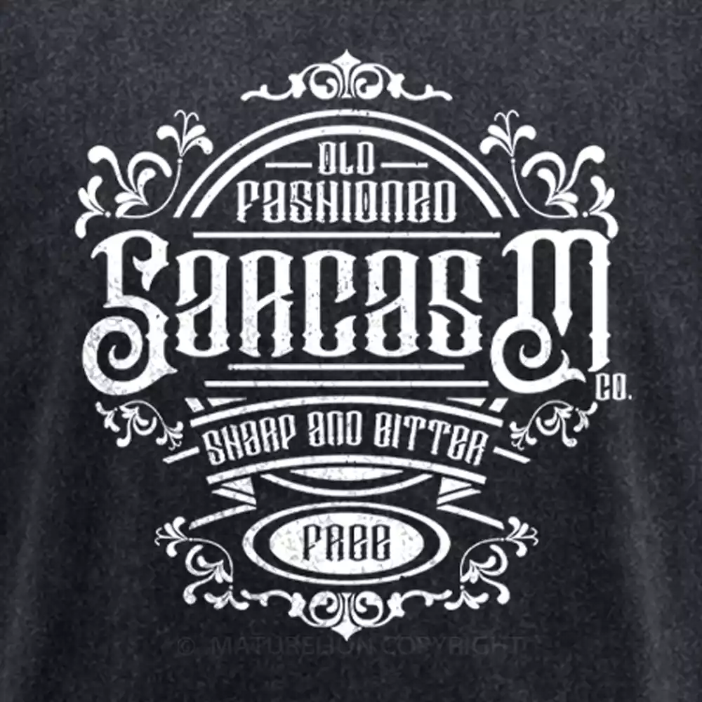 Maturelion Old Fashioned Sarcasm Washed T-shirt