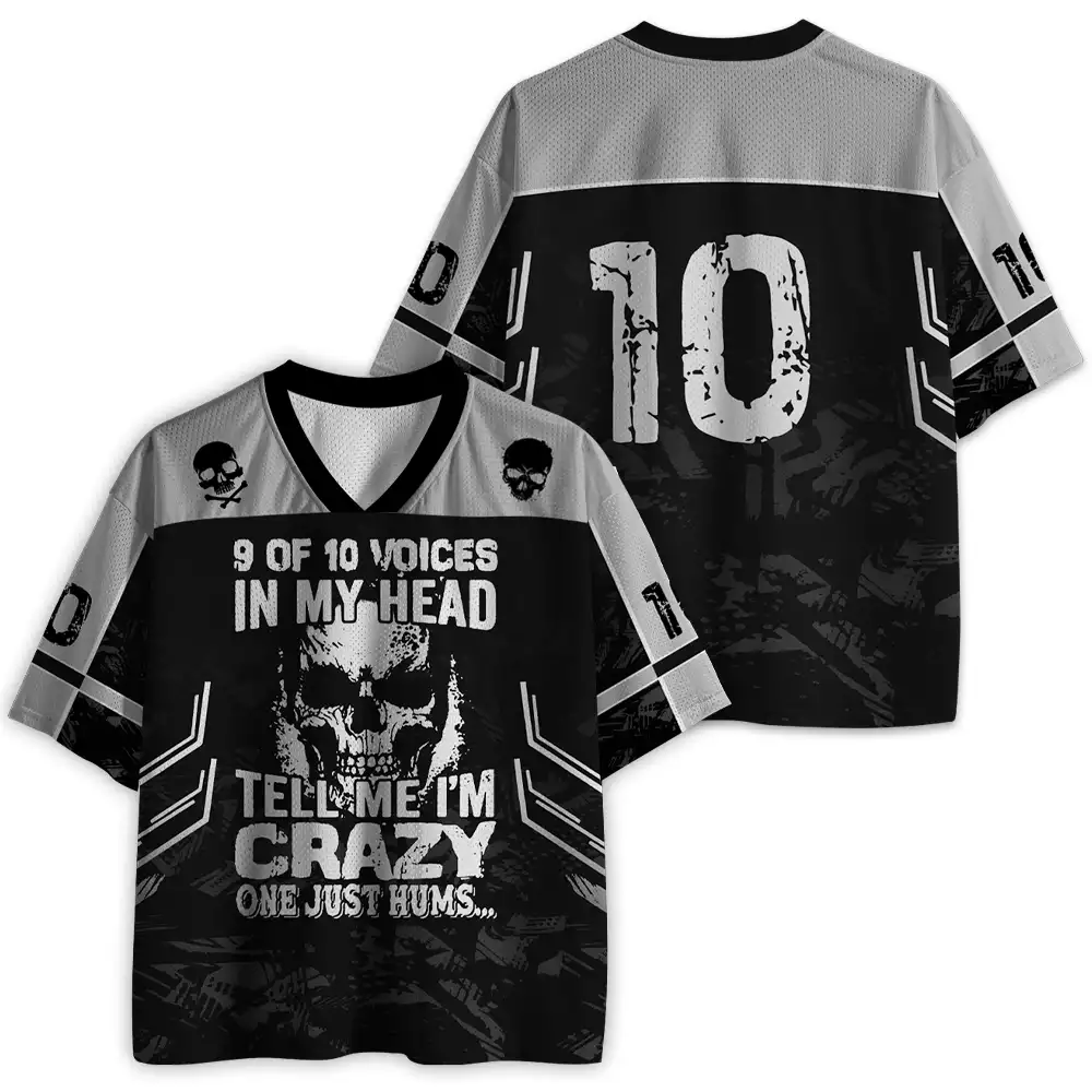 Maturelion 9 Of 10 Voices In My Head Tell Me Im Crazy One Just Hums Mesh Jersey