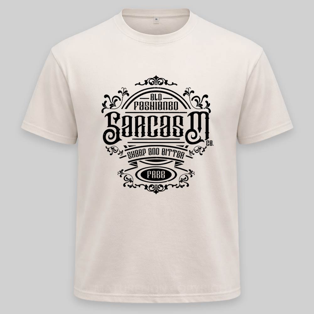 Maturelion Old Fashioned Sarcasm Washed T-shirt