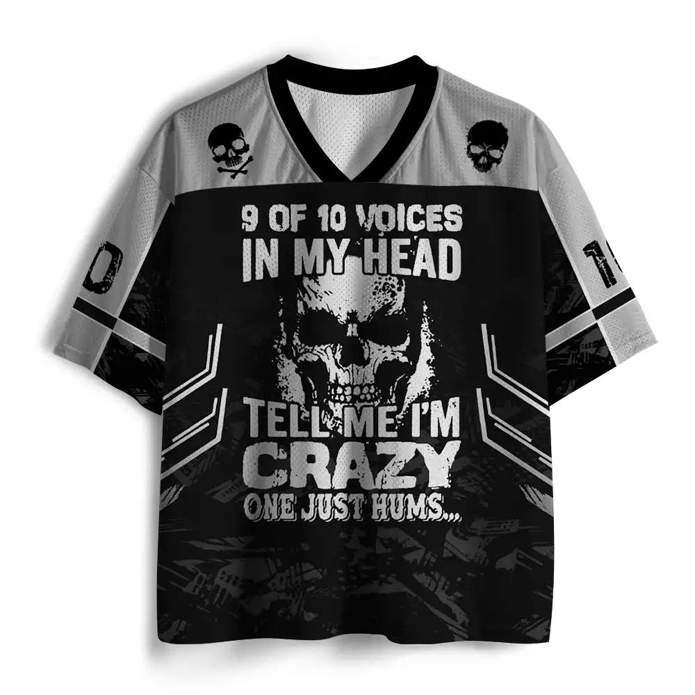 Maturelion 9 Of 10 Voices In My Head Tell Me Im Crazy One Just Hums Mesh Jersey