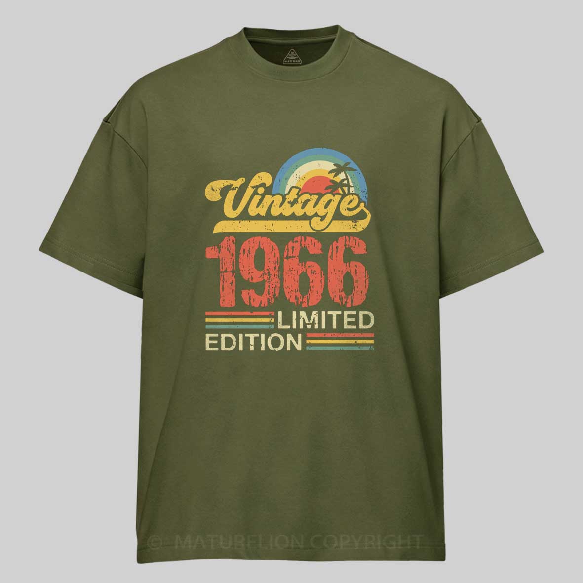 Maturelion Retro Vintage 1966 Limited Edition Cotton T-shirt