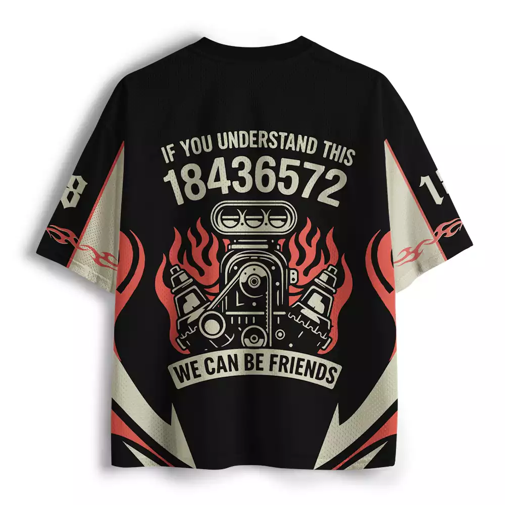 Maturelion 1-8-4-3-6-5-7-2 Firing Order Mesh Jersey