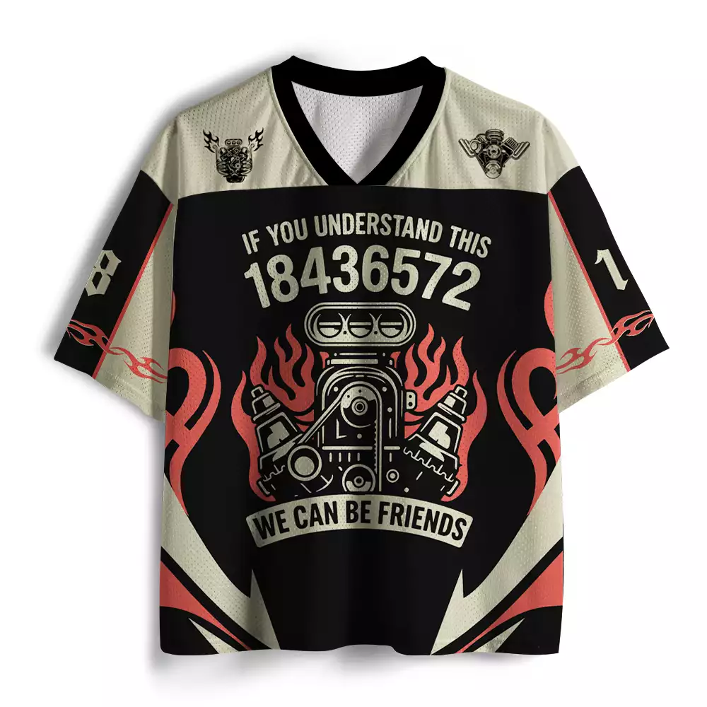 Maturelion 1-8-4-3-6-5-7-2 Firing Order Mesh Jersey