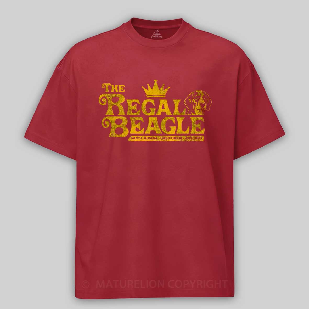 Maturelion Regal Beagle Lounge 1977 Worn Cotton T-shirt
