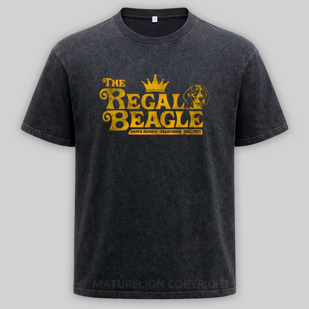 Maturelion Regal Beagle Lounge 1977 Worn Washed T-shirt