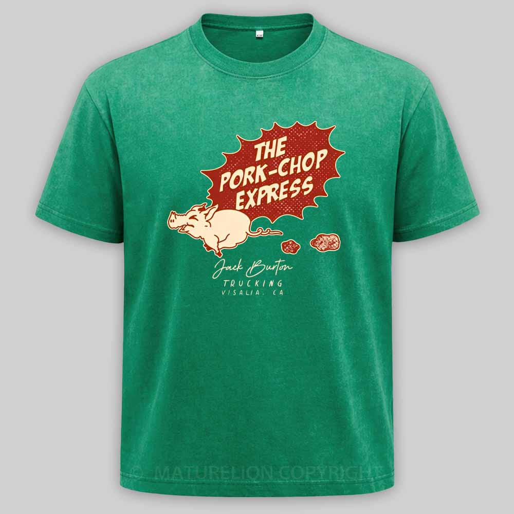 Maturelion The Pork Chop Express Vintage Washed T-shirt