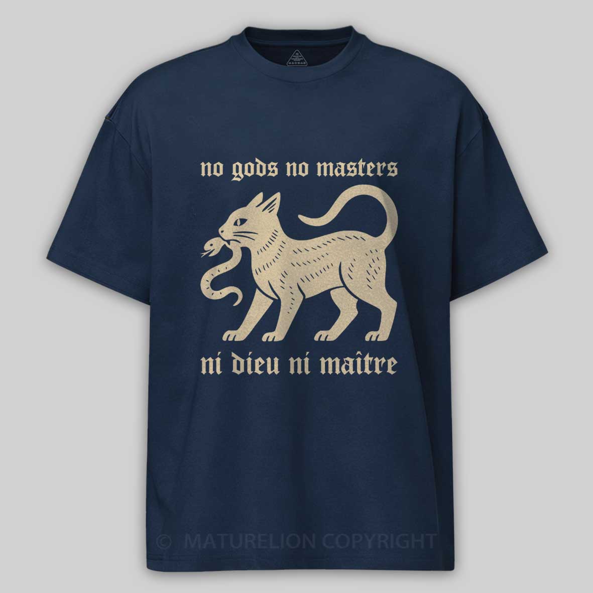 Maturelion Ni Dieu Ni Matre  Cotton T-shirt