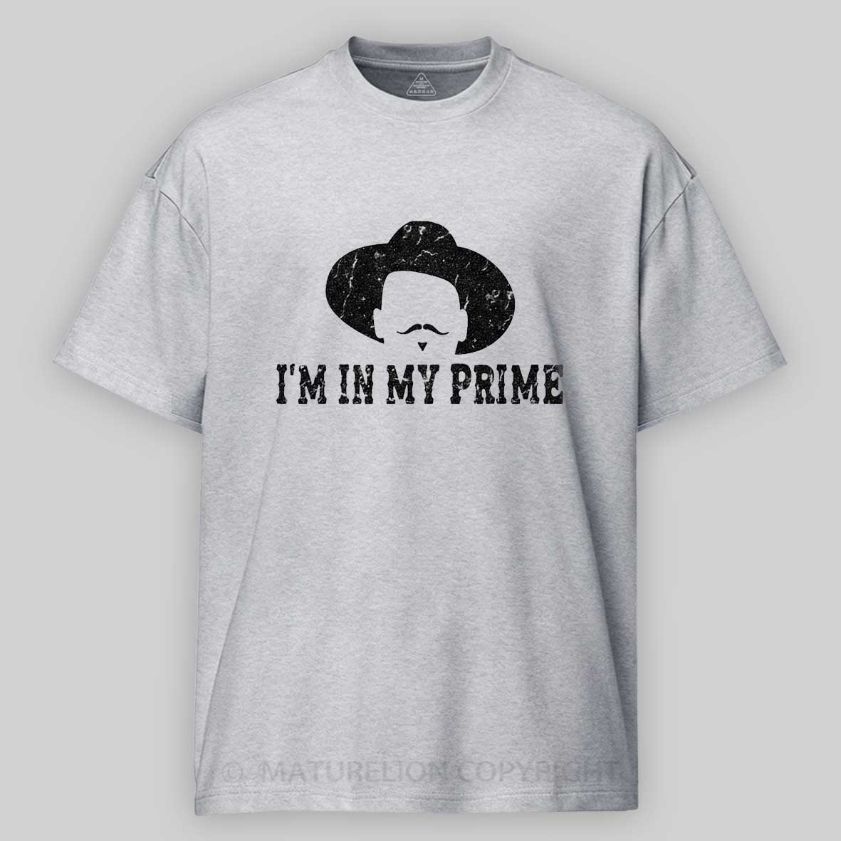 Maturelion Im In My Prime Funny Cotton T-shirt