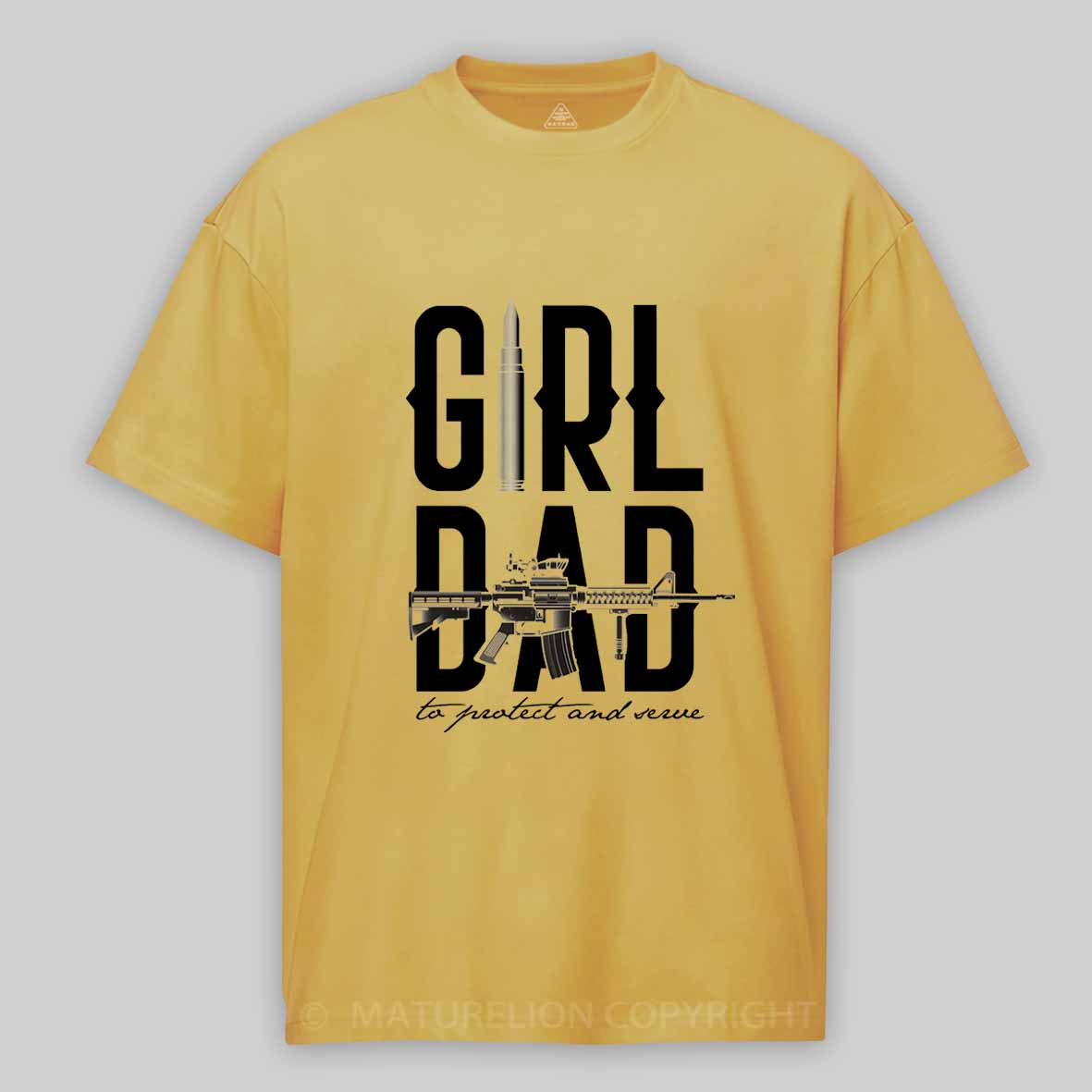 Maturelion Girl Dad T-Shirt 