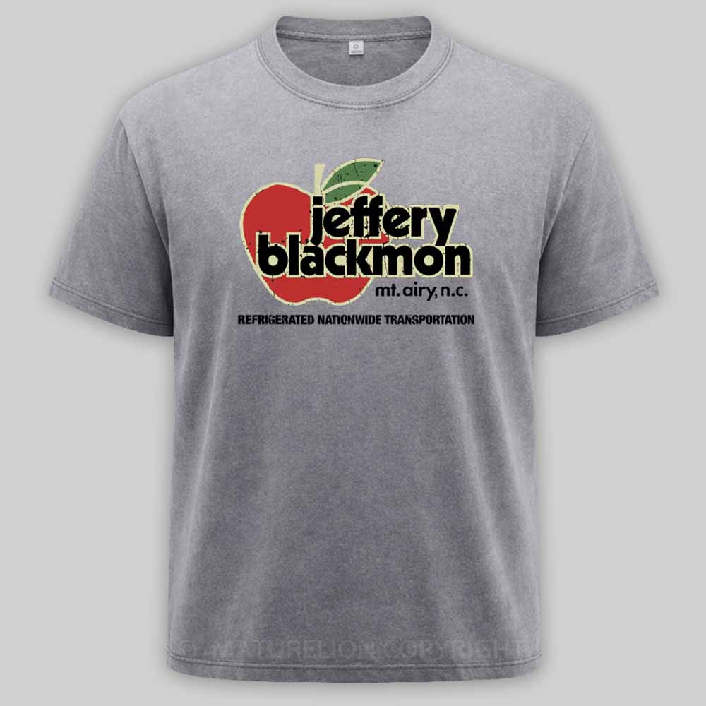 Maturelion Jeffery Blackmon Trucking 1970 Washed T-shirt