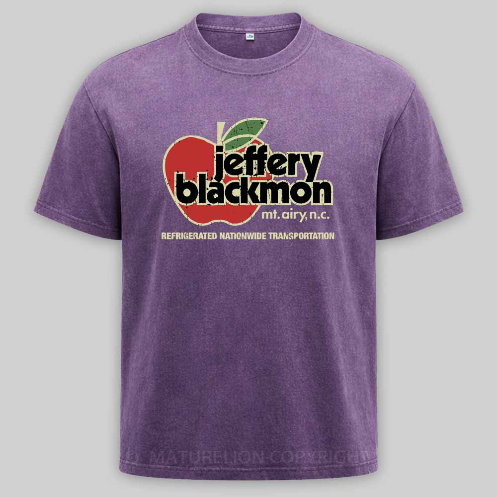 Maturelion Jeffery Blackmon Trucking 1970 Washed T-shirt
