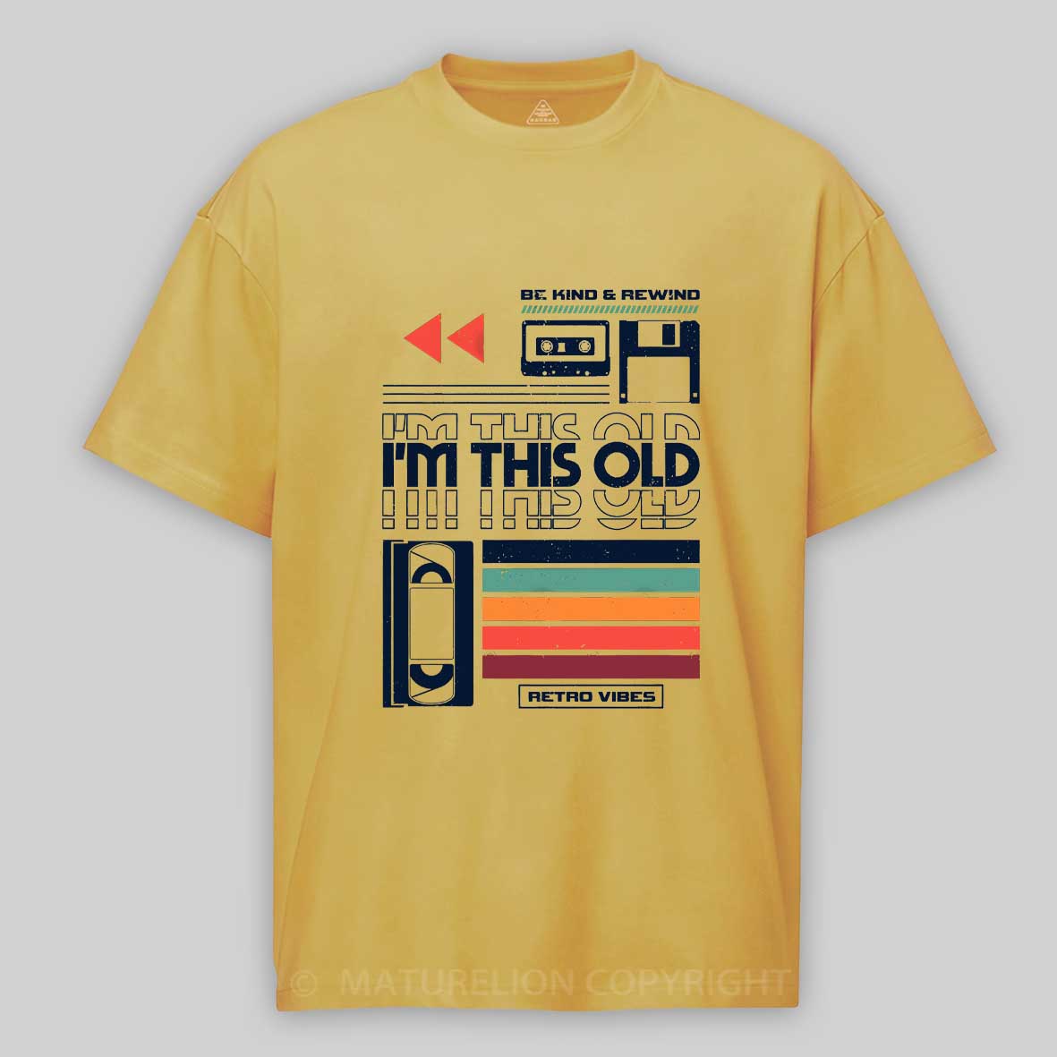 Maturelion I'm This Old V2 Cotton T-shirt