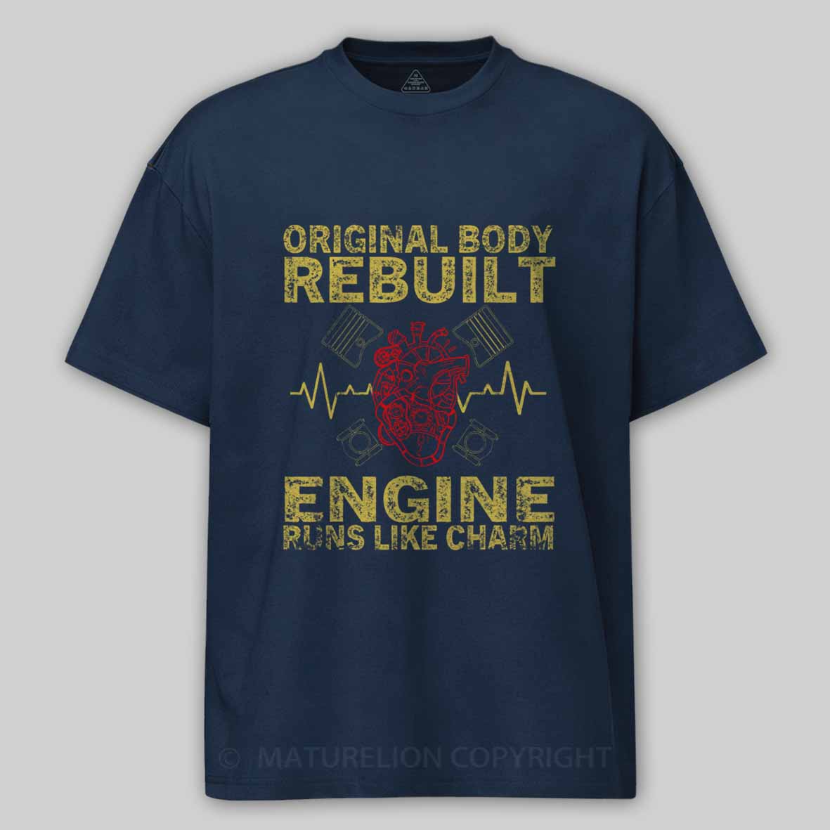 Maturelion Original Body Rebuilt Engine Runs Like A Charm Transplant Cotton T-shirt