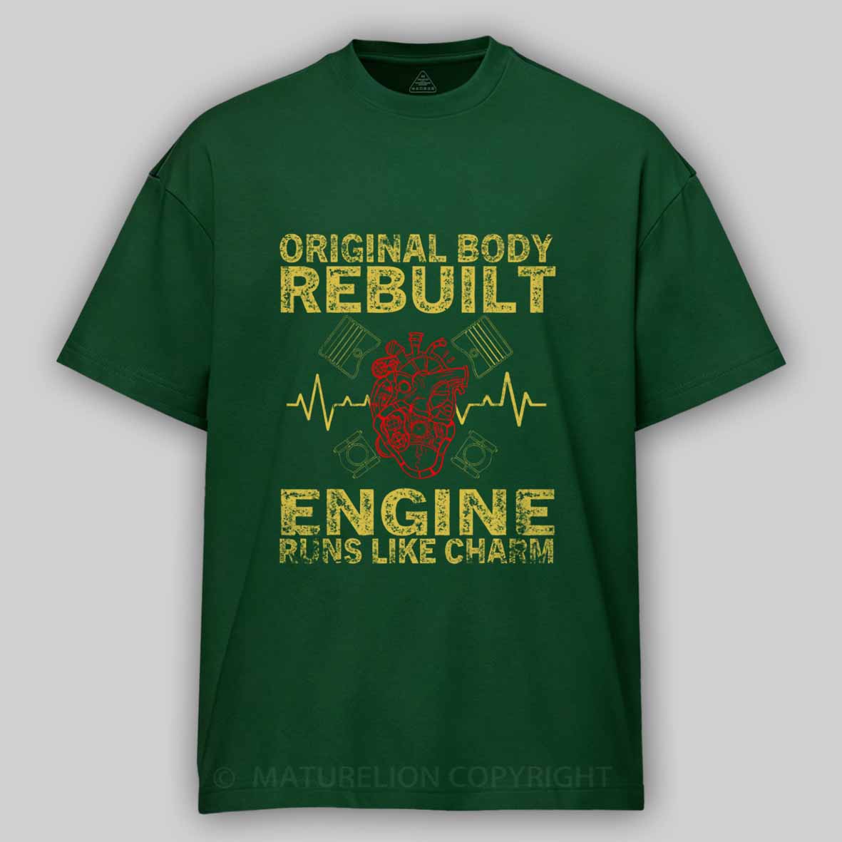 Maturelion Original Body Rebuilt Engine Runs Like A Charm Transplant Cotton T-shirt
