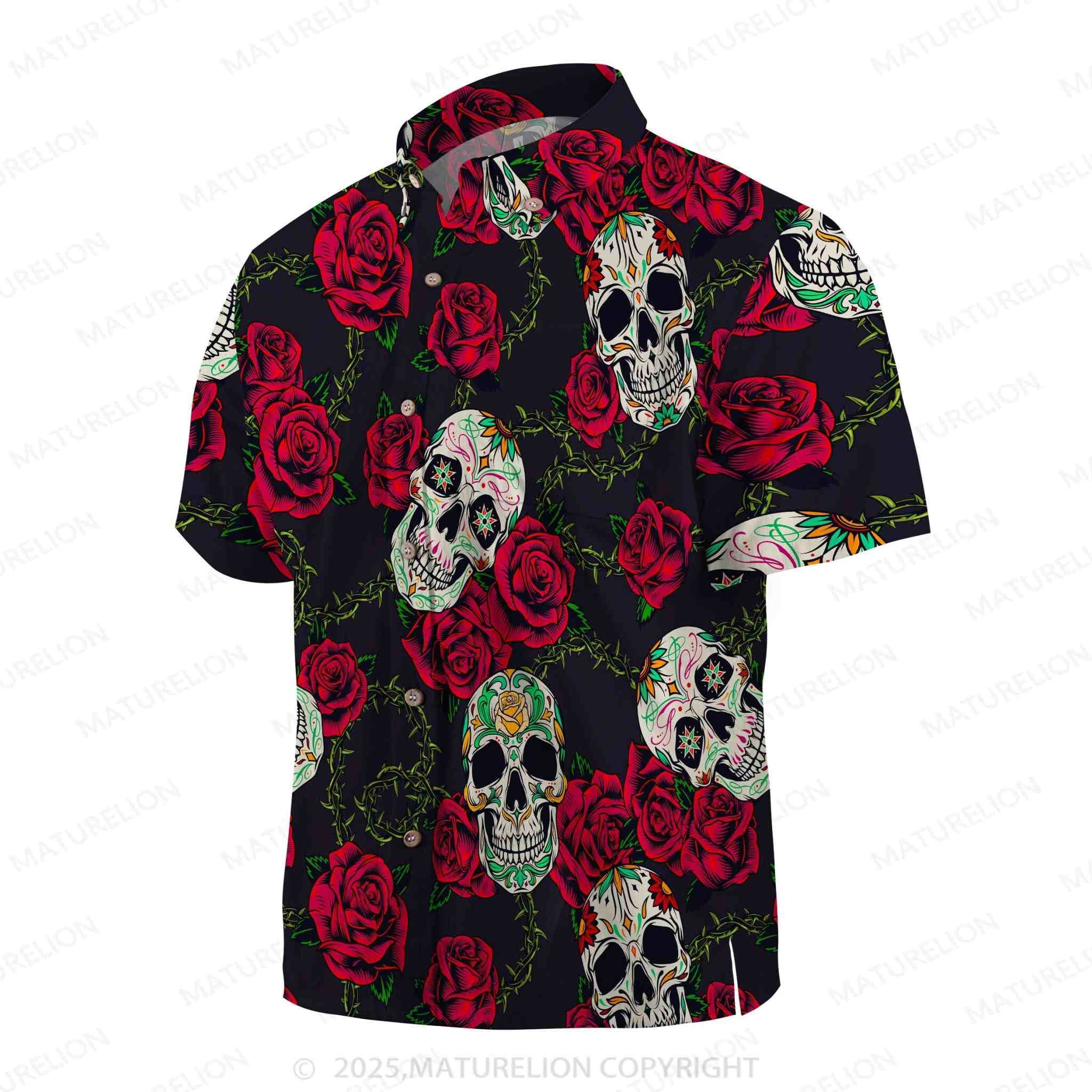 Maturelion Bloom And Death Hawaiian Shirt