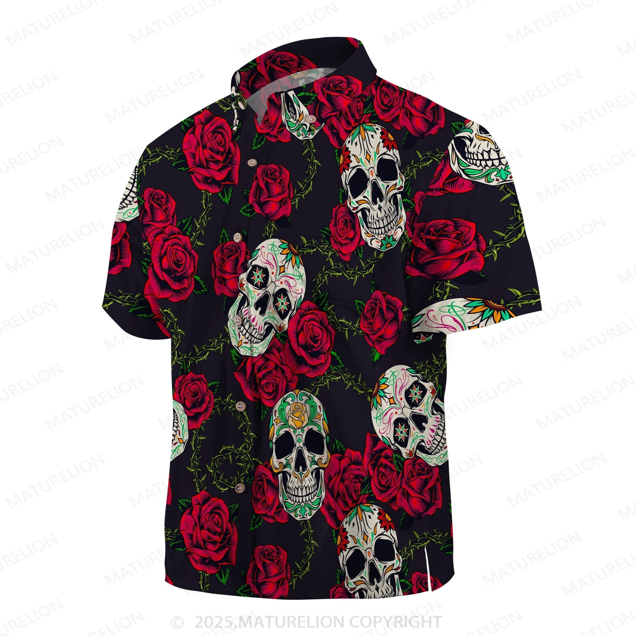 Maturelion Bloom And Death Hawaiian Shirt