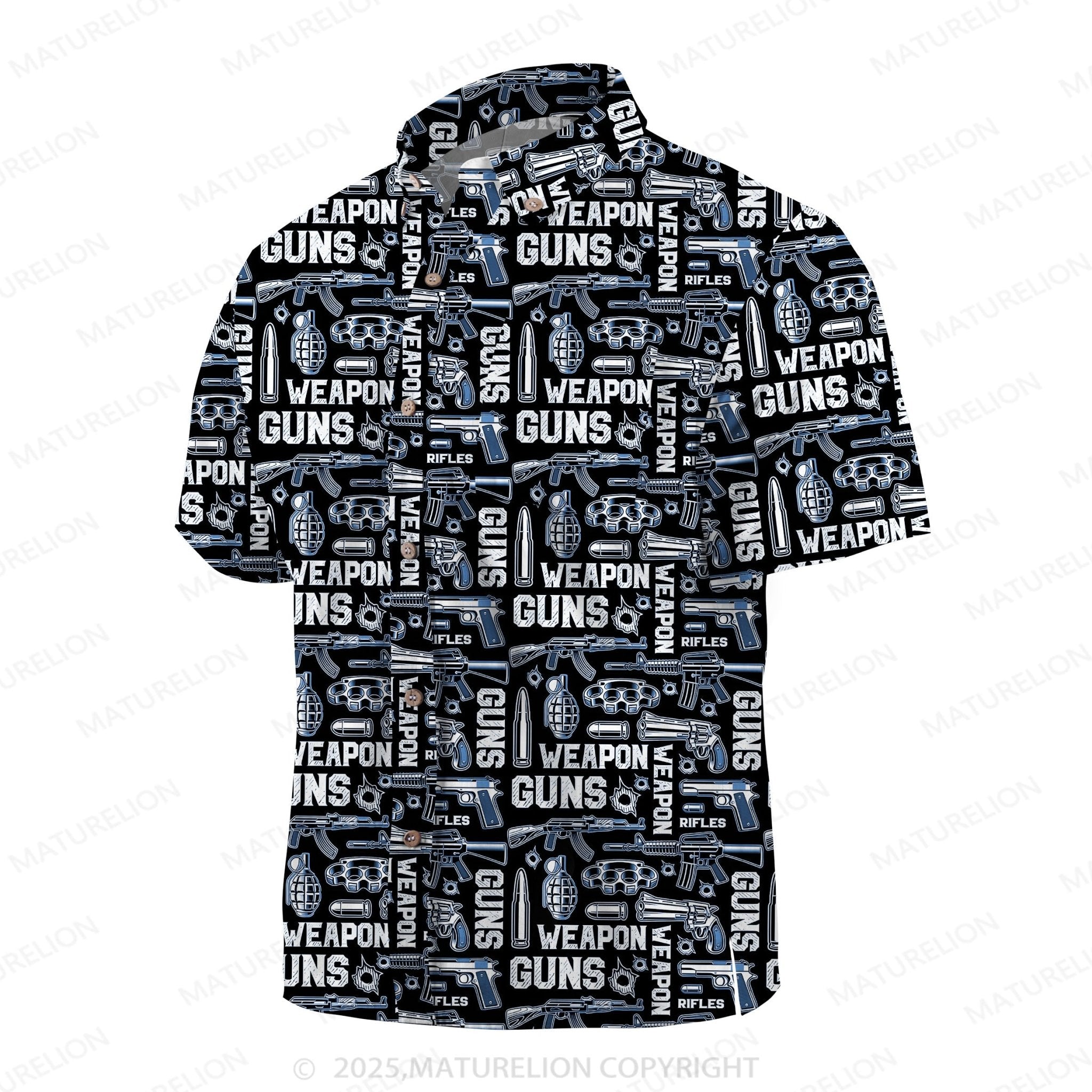 Maturelion Tropical Breeze Button Up Shirt