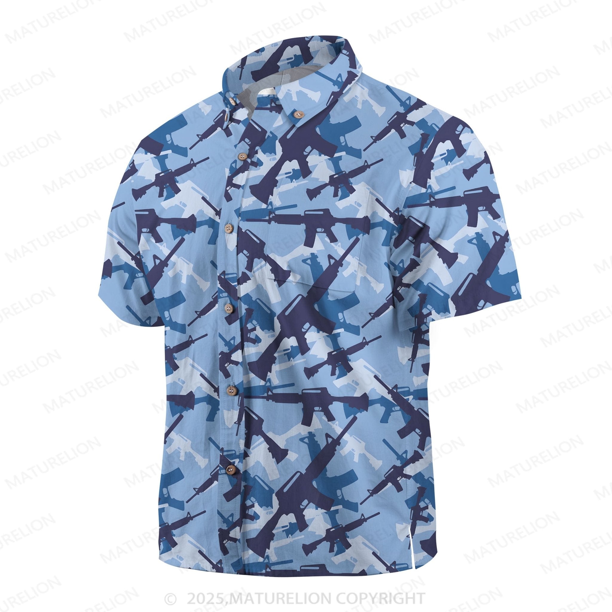 Maturelion Island Dream Button Up Shirt