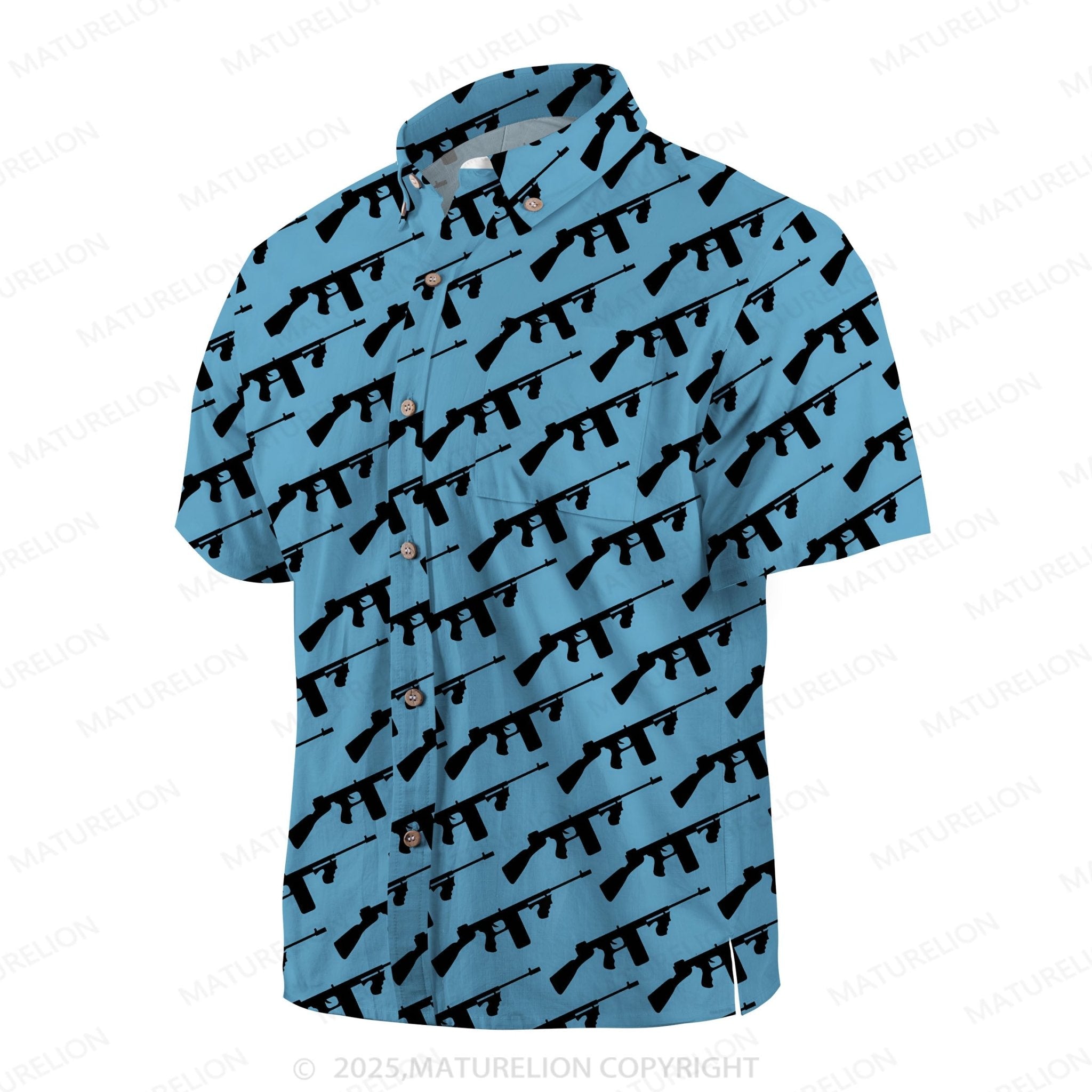 Maturelion Aloha Spirit Button Up Shirt