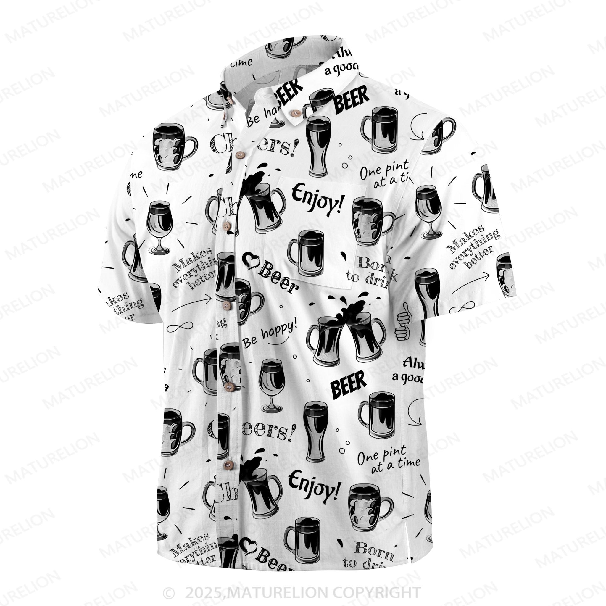 Maturelion Cool Tropics Button Up Shirt