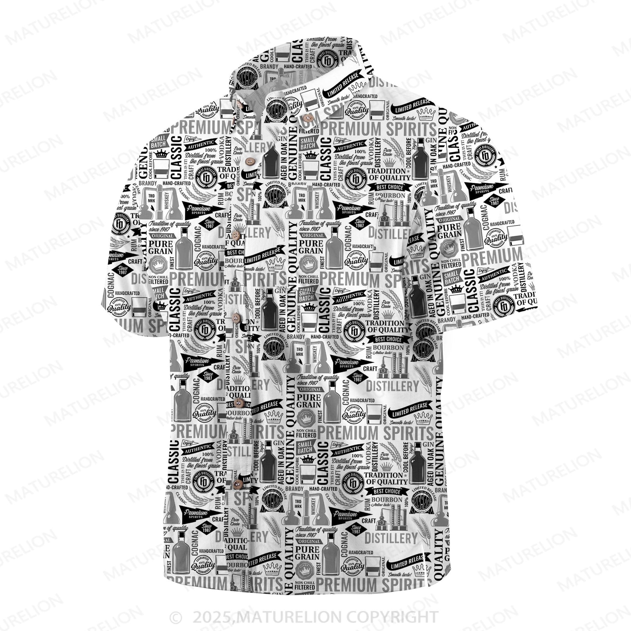 Maturelion Floral Bliss Button Up Shirt