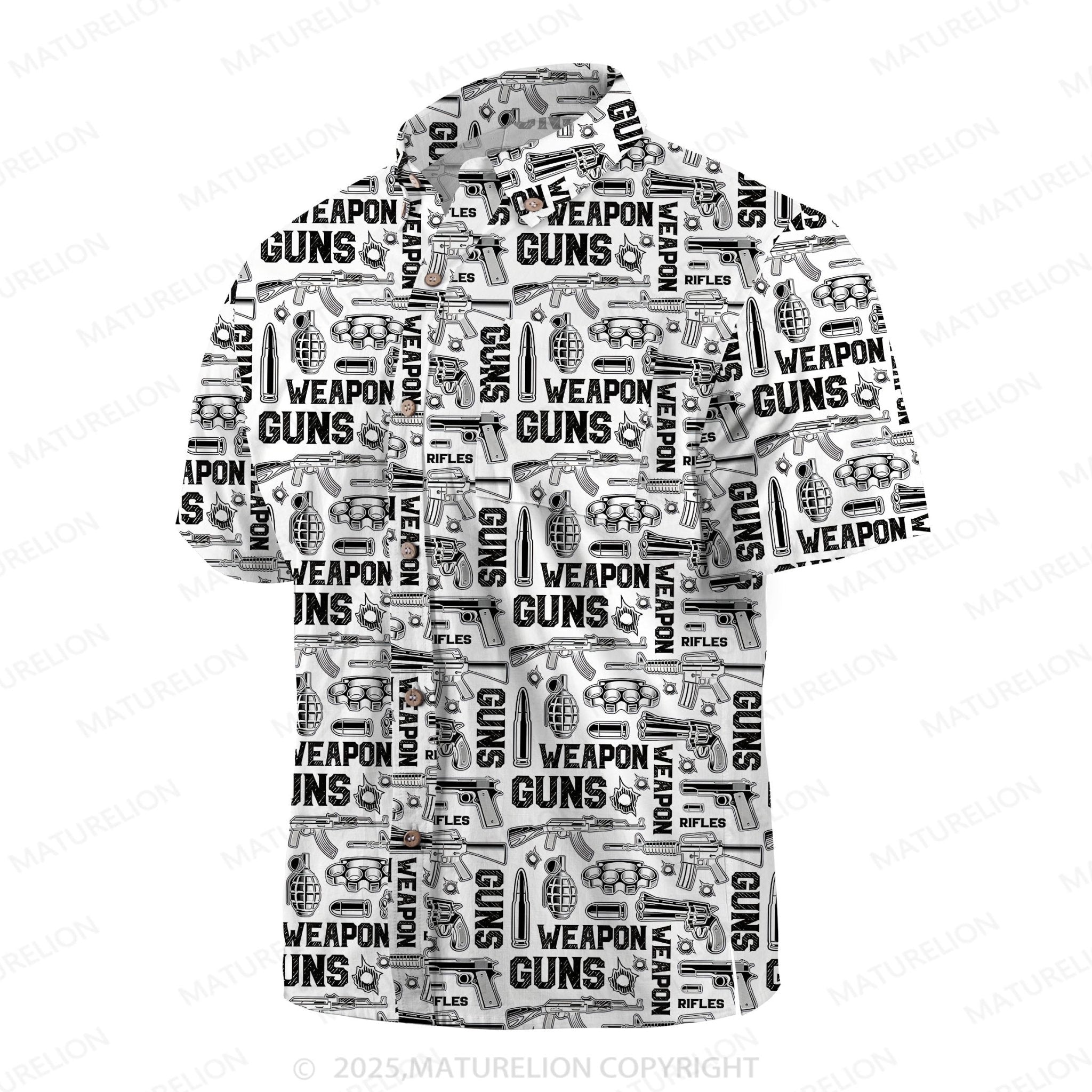 Maturelion Tropical Breeze Button Up Shirt