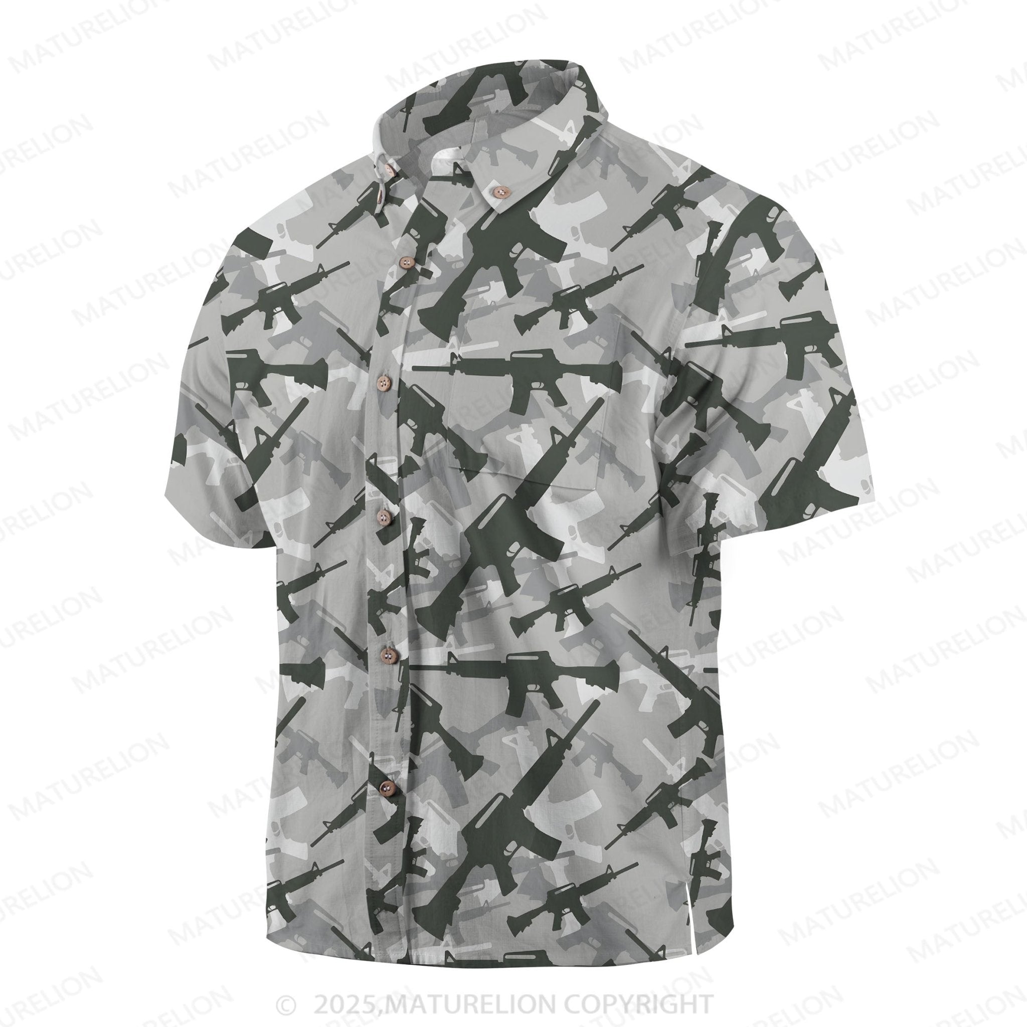 Maturelion Island Dream Button Up Shirt