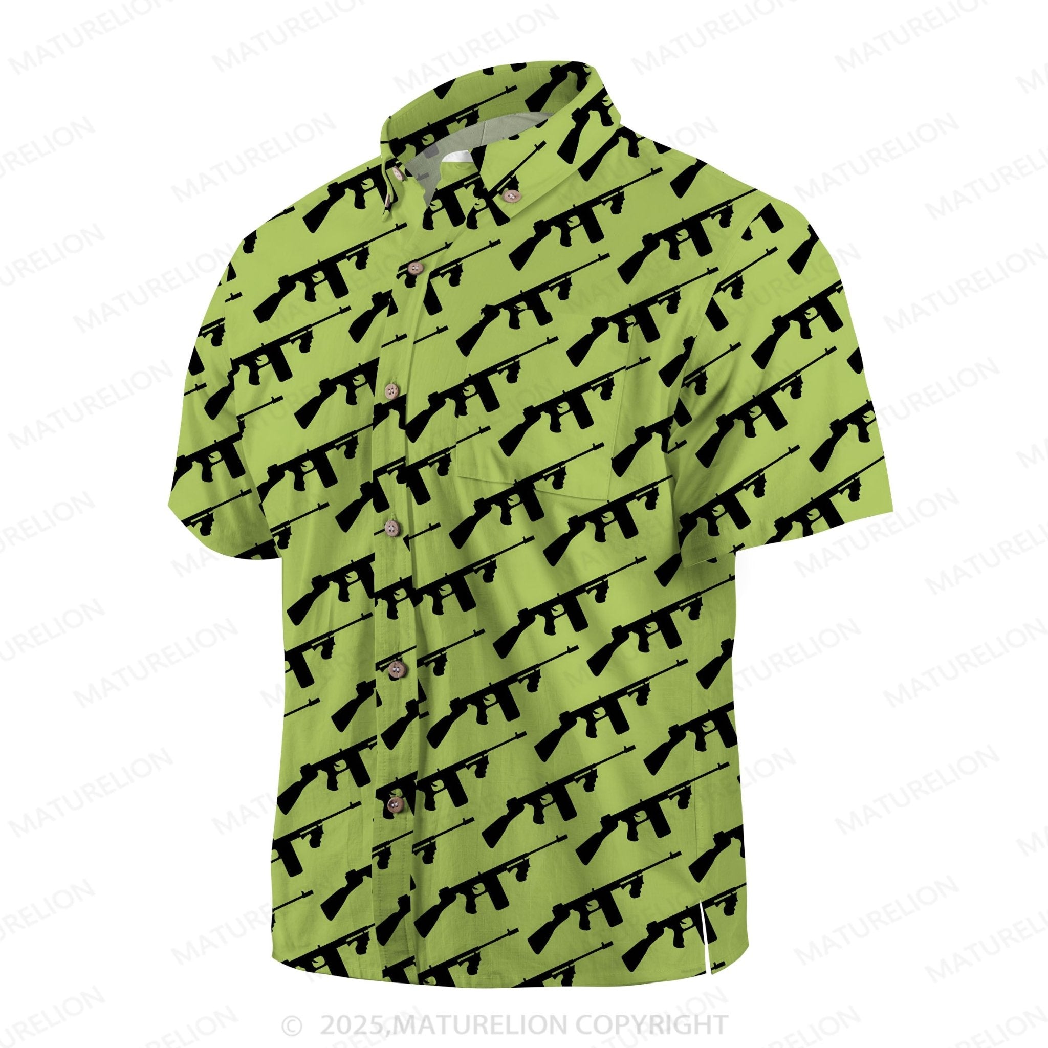 Maturelion Aloha Spirit Button Up Shirt