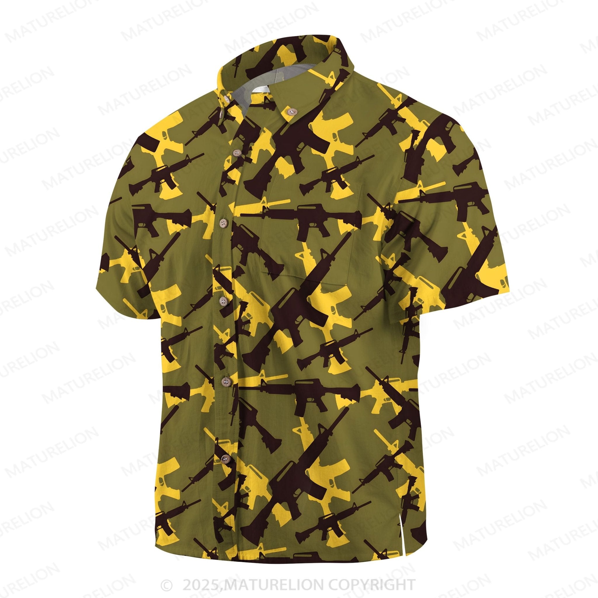 Maturelion Island Dream Button Up Shirt