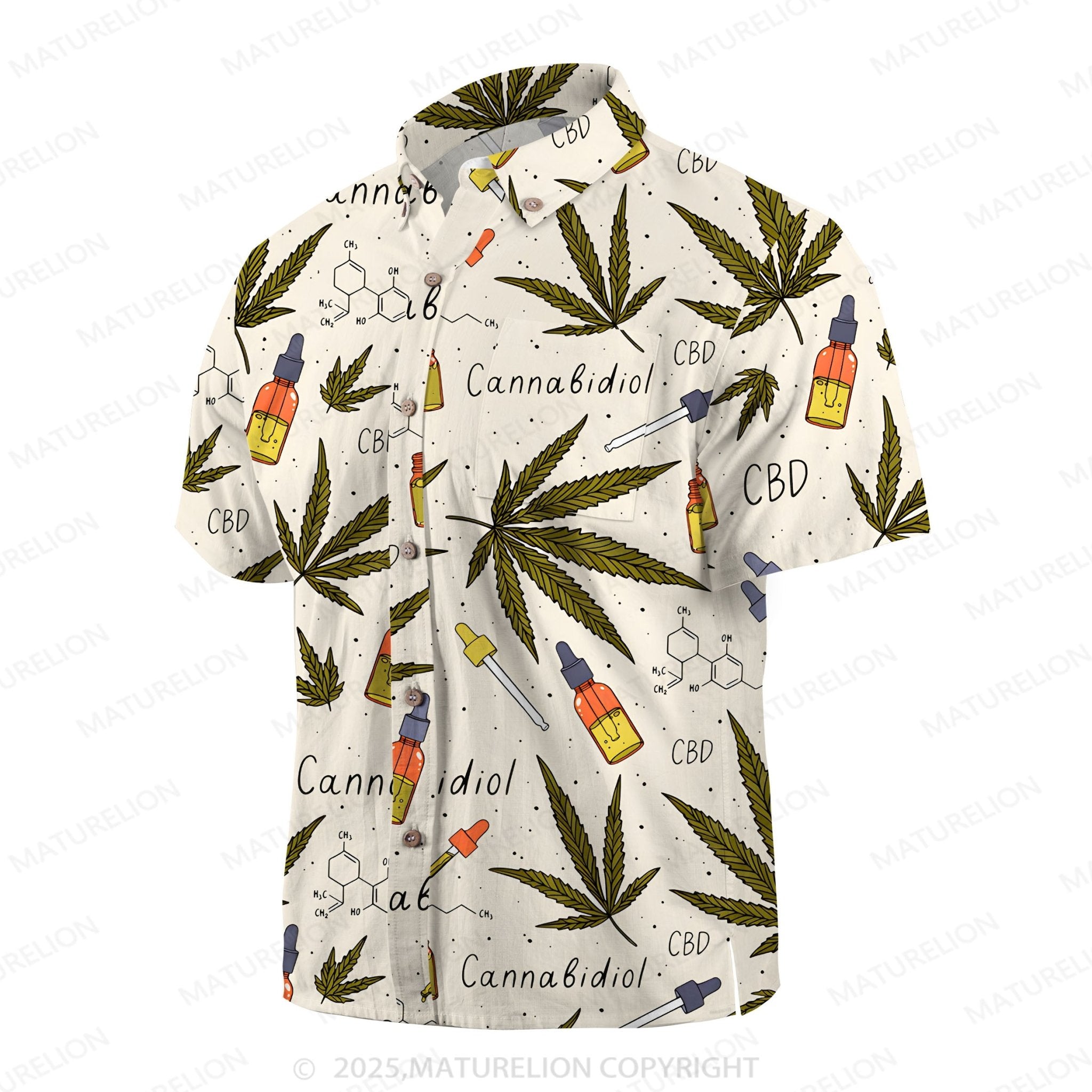 Maturelion Coastal Dream Button Up Shirt