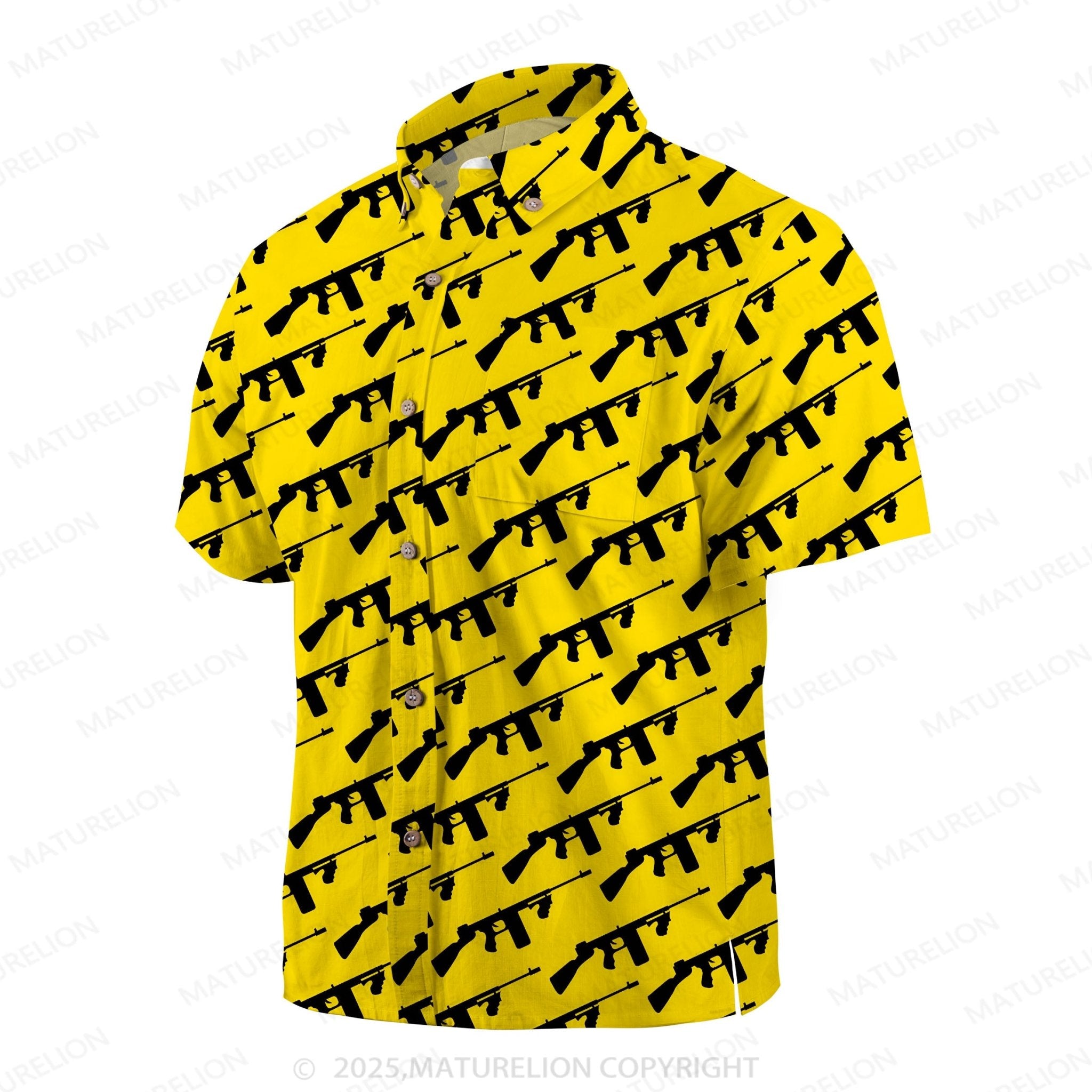 Maturelion Aloha Spirit Button Up Shirt