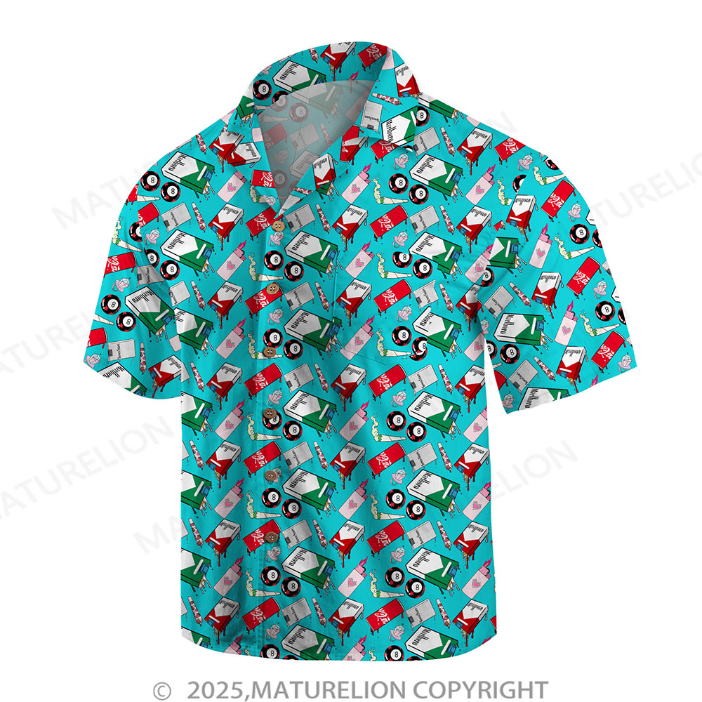 Maturelion Men's Hawaiian Shirt Jungle Vibes Hawaiian Shirt
