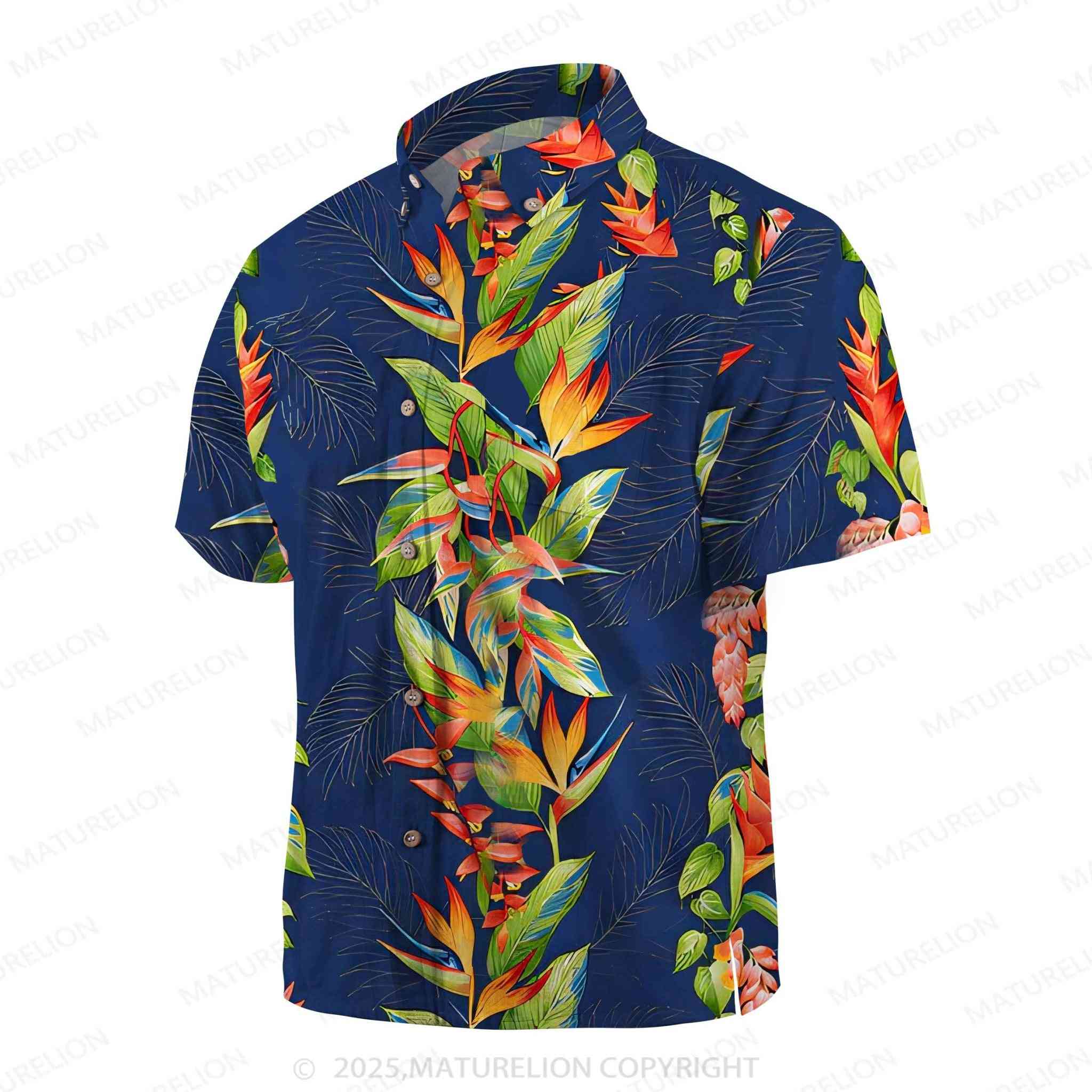 Maturelion Bird of Paradise Hawaii Shirt