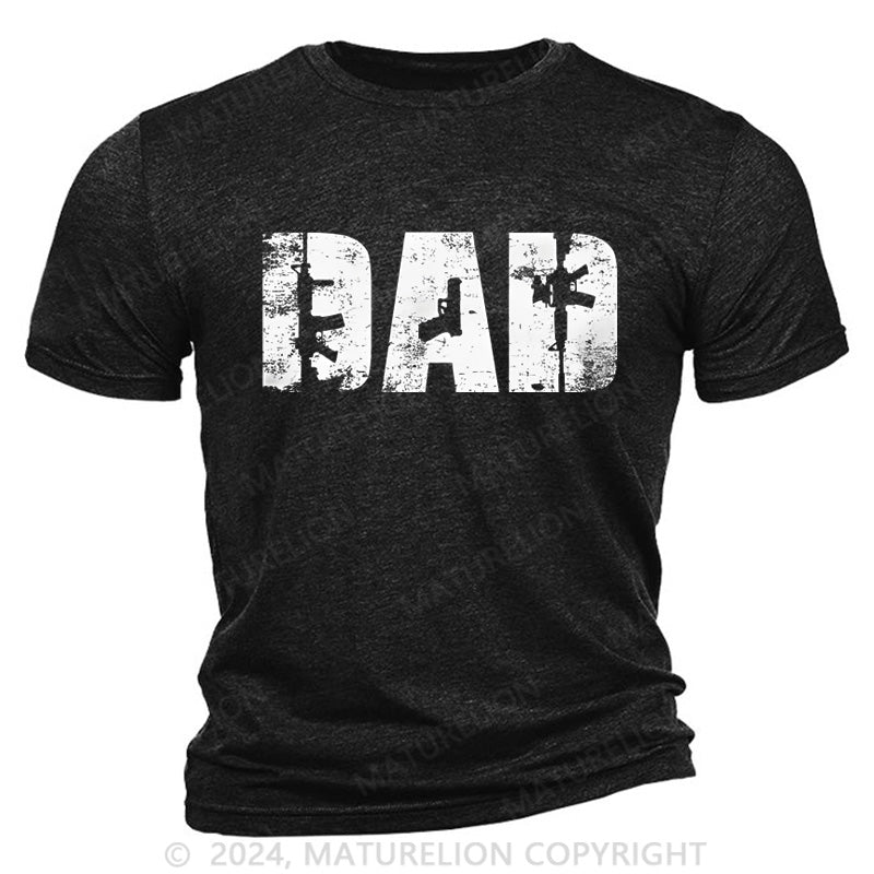 Maturelion Father's Armory Cotton T-Shirt Sale-Maturelion