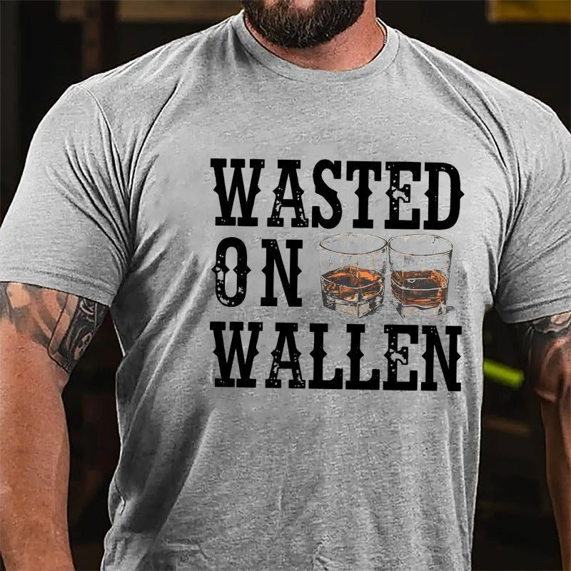Wasted On Wallen Cotton T-shirt-Maturelion