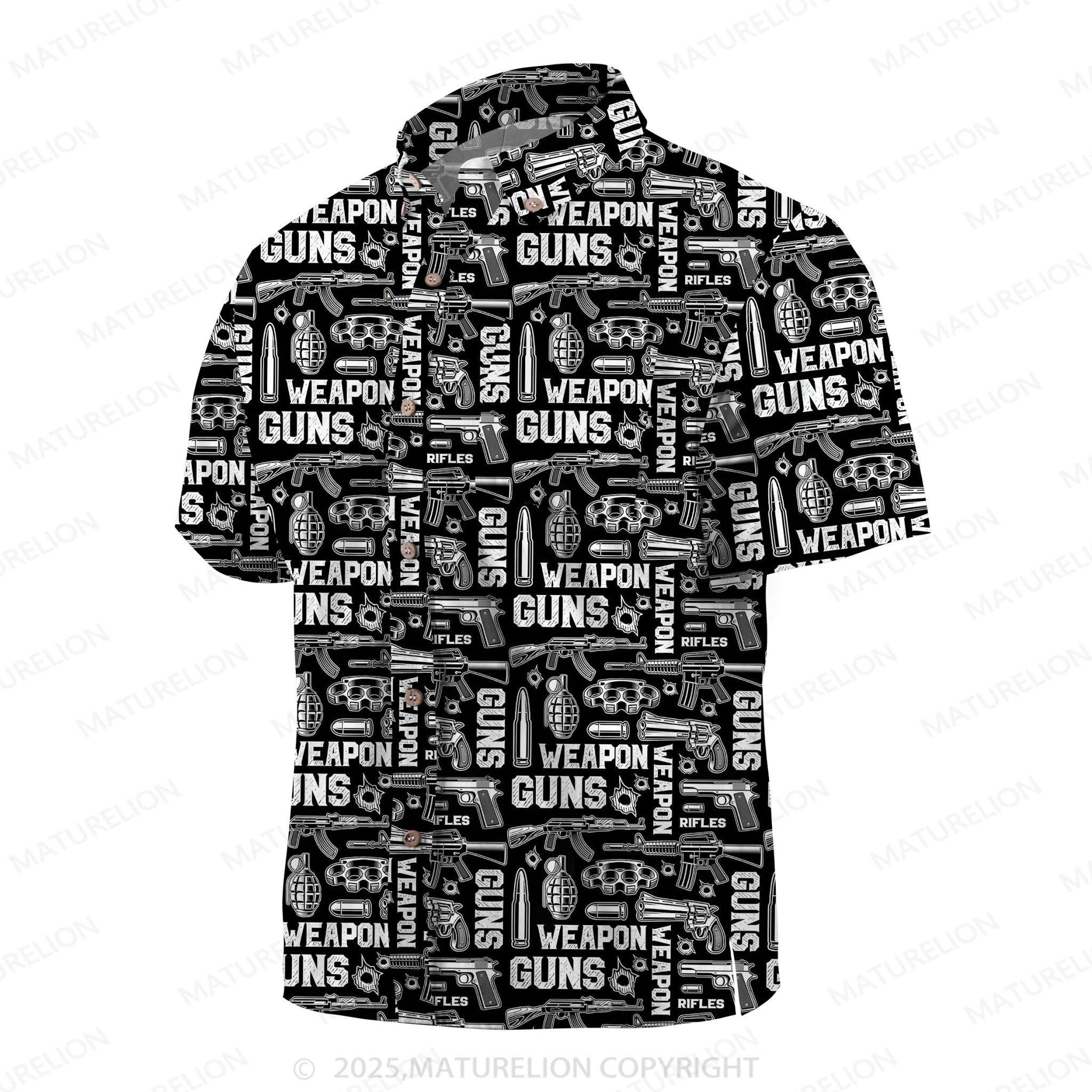 Maturelion Tropical Breeze Button Up Shirt