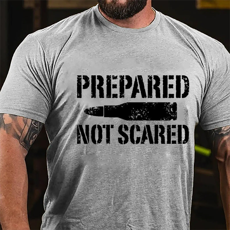 Prepared Not Scared Cotton T-shirt-Maturelion