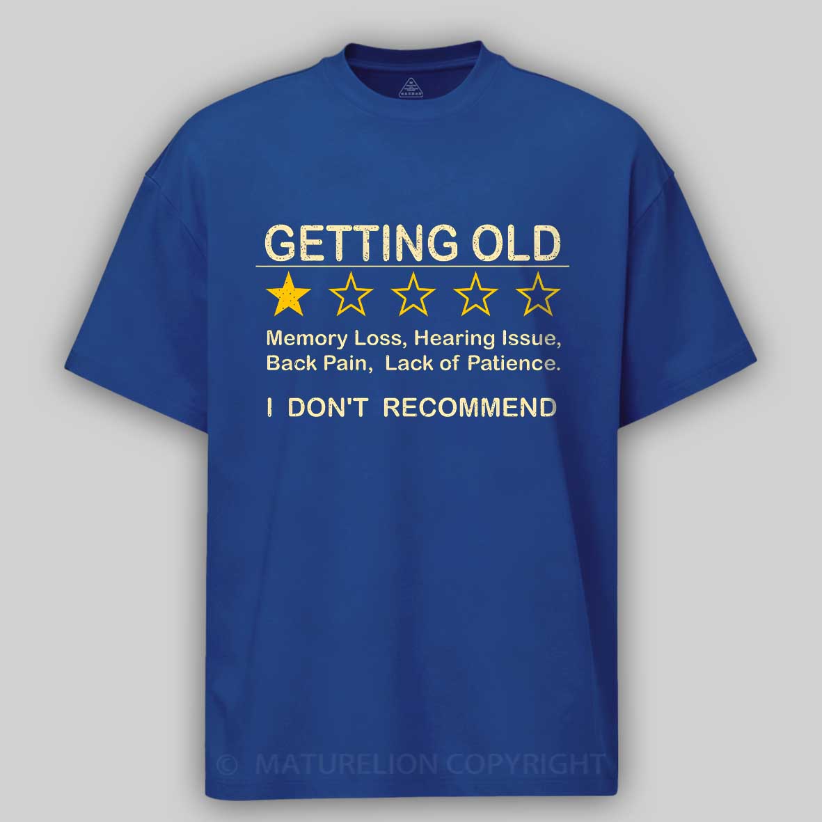 Maturelion Getting Old Cotton T-shirt