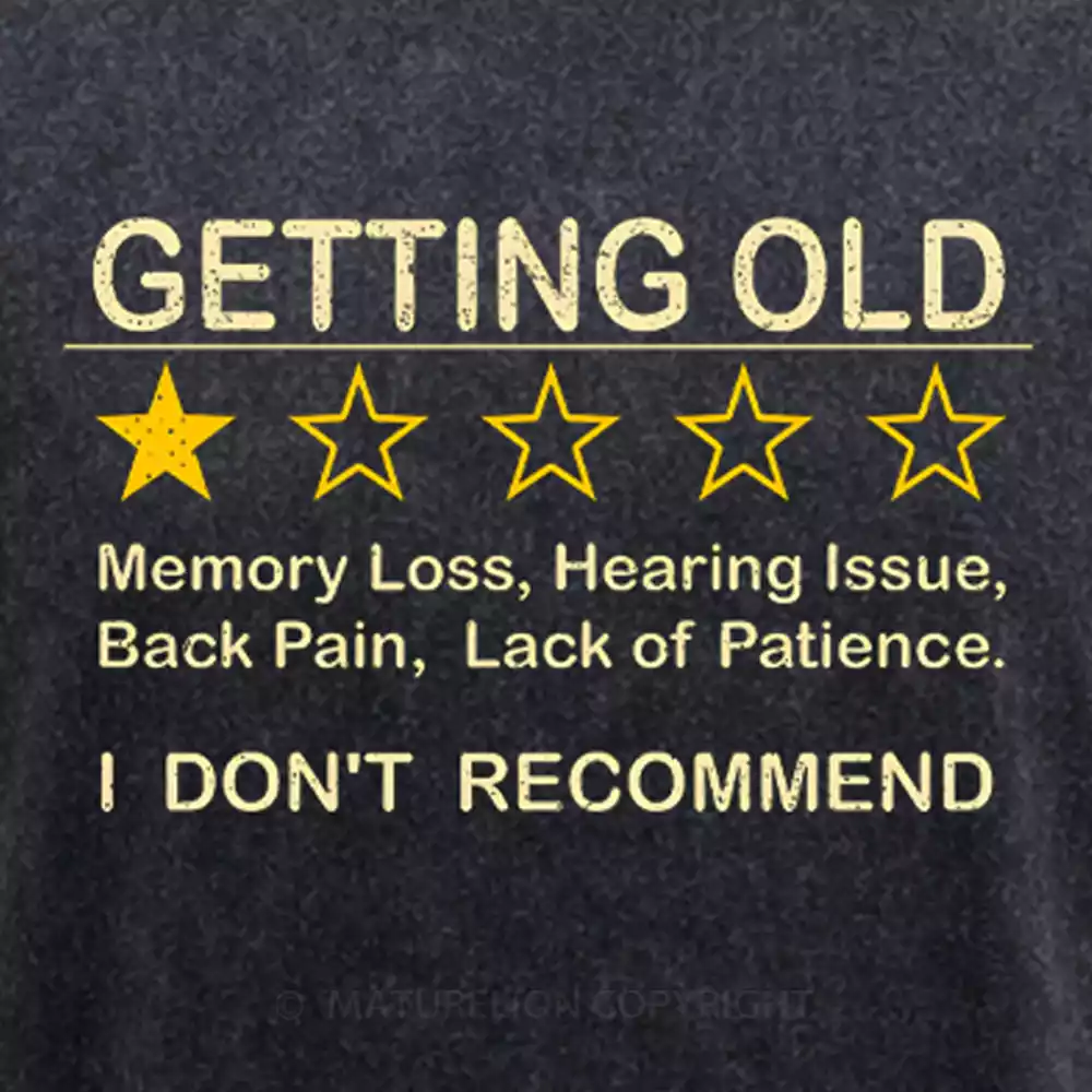 Maturelion Getting Old Washed T-shirt