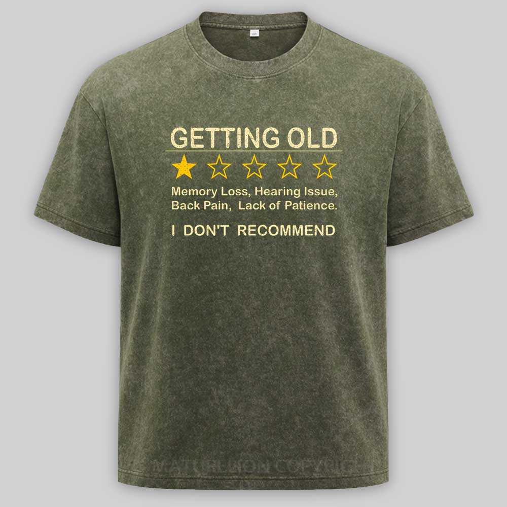 Maturelion Getting Old Washed T-shirt