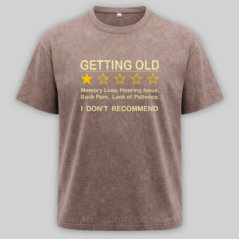 Maturelion Getting Old Washed T-shirt